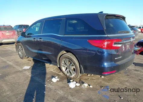 2022 Honda Odyssey Touring z USA, uszkodzony, nr VIN 5FNRL6H87NB043416